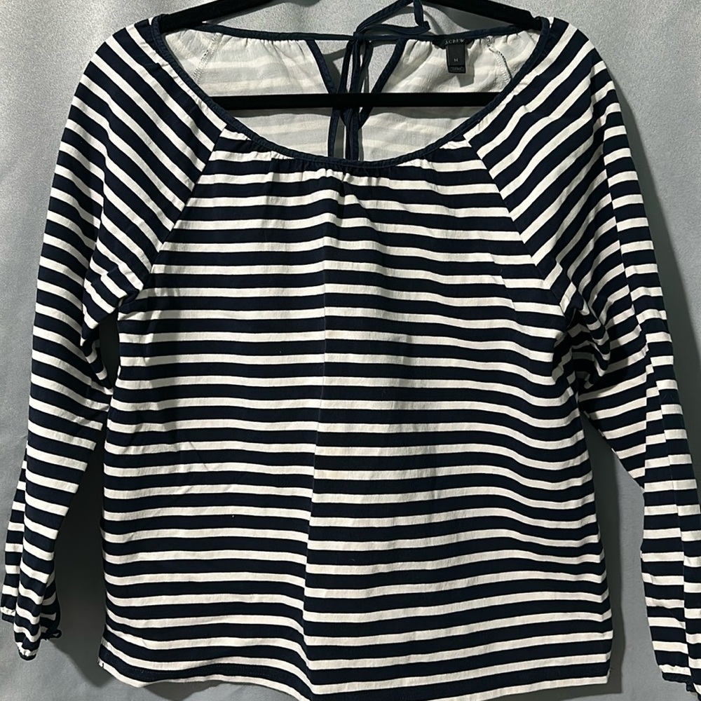 J Crew stripped top